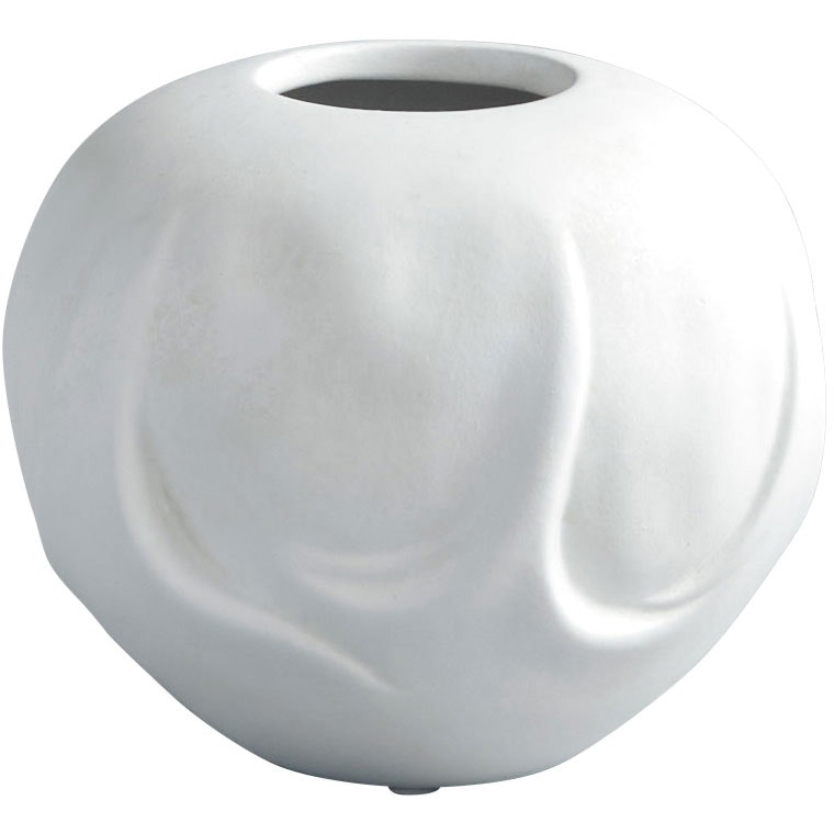 Orimono Vase 14,5 cm, Knochenweiß