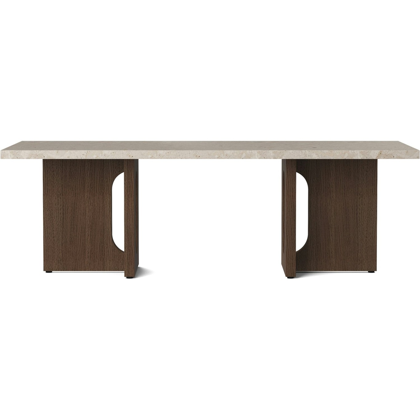 Androgyne Coffee Table, Dark Stained Oak / Sand