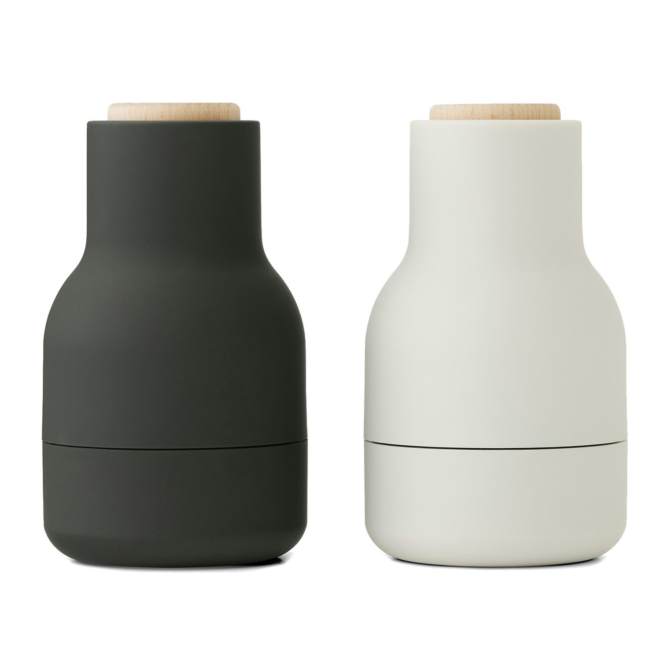 Bottle Grinder Gewürzmühle 11,5 cm 2-er Set, Carbon / Ash
