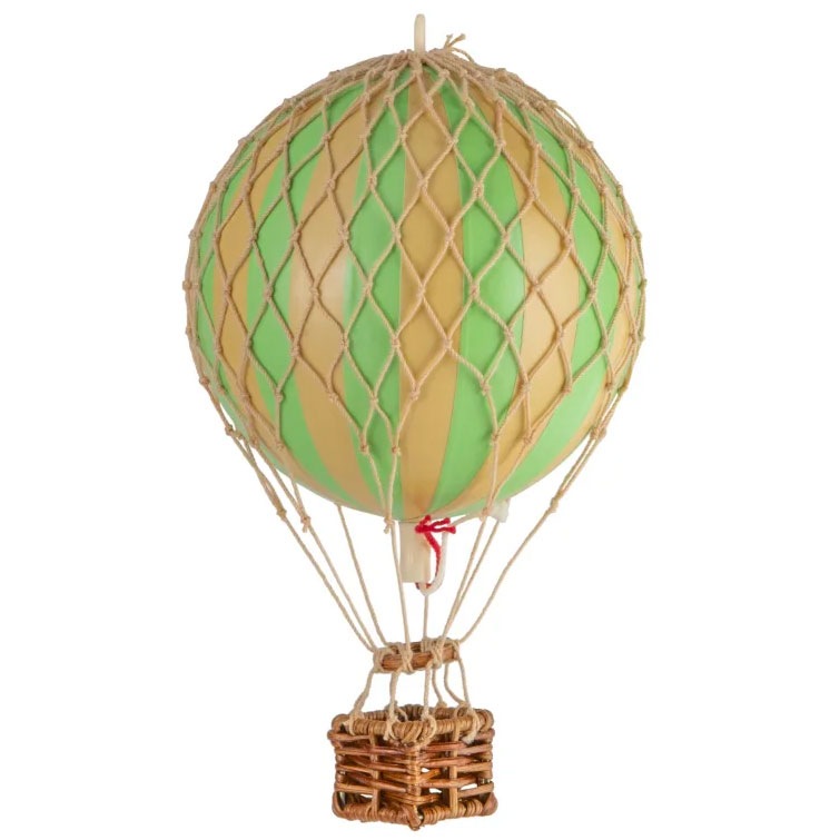 Floating The Skies Heißluftballon 13x8.5 cm, True Green
