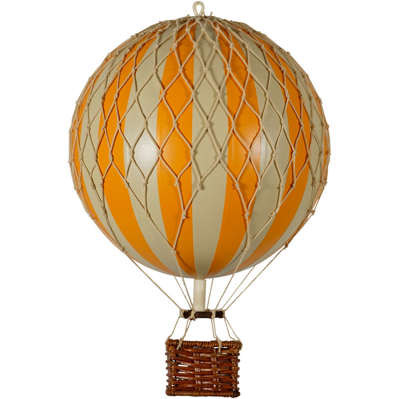 Travels Light Heißluftballon 18x30 cm, Orange / Elfenbein