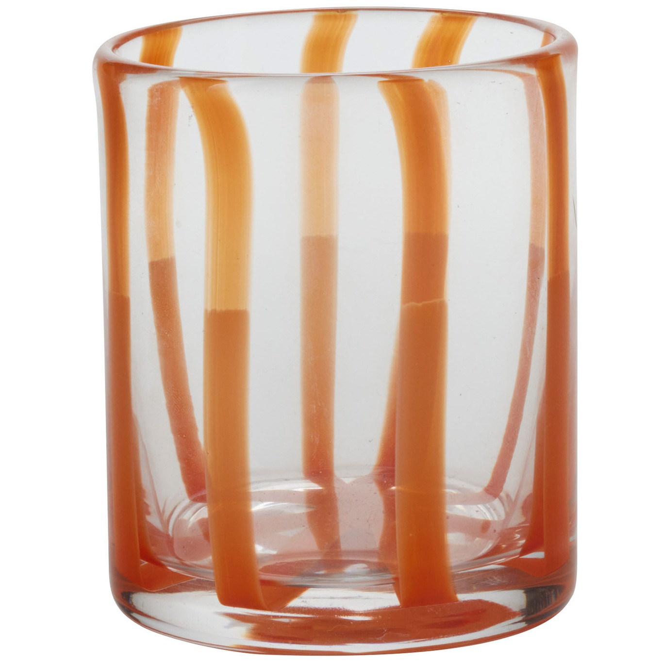 Glas 10 cm, Orange