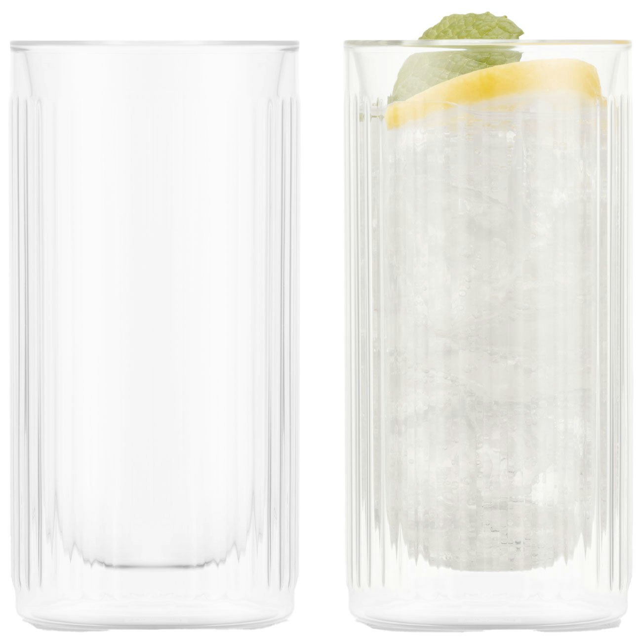 Douro Gin & Tonic Doppelwandige Gläser 2-er Set, 30 cl