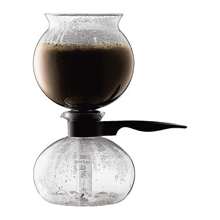 PEBO Vakuum Kaffeebereiter 8 Tassen, Schwarz