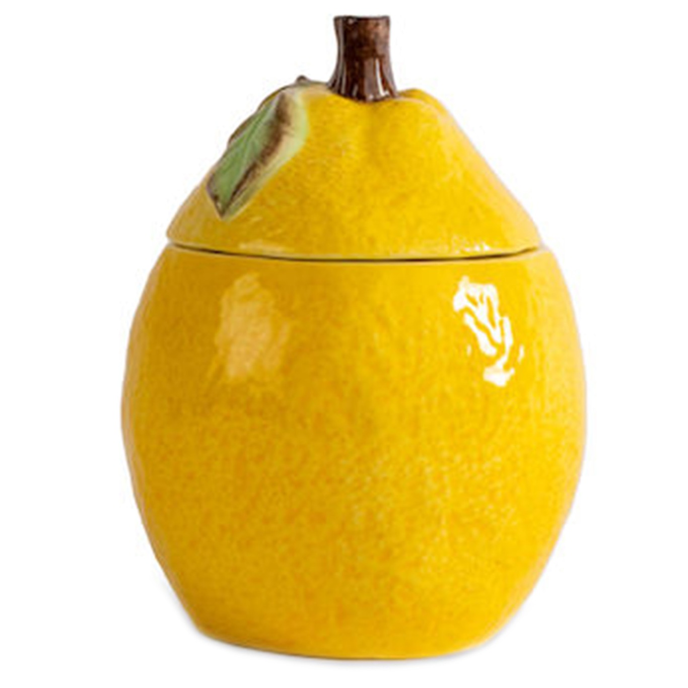 Lemon Dose, mit Deckel Gelb
