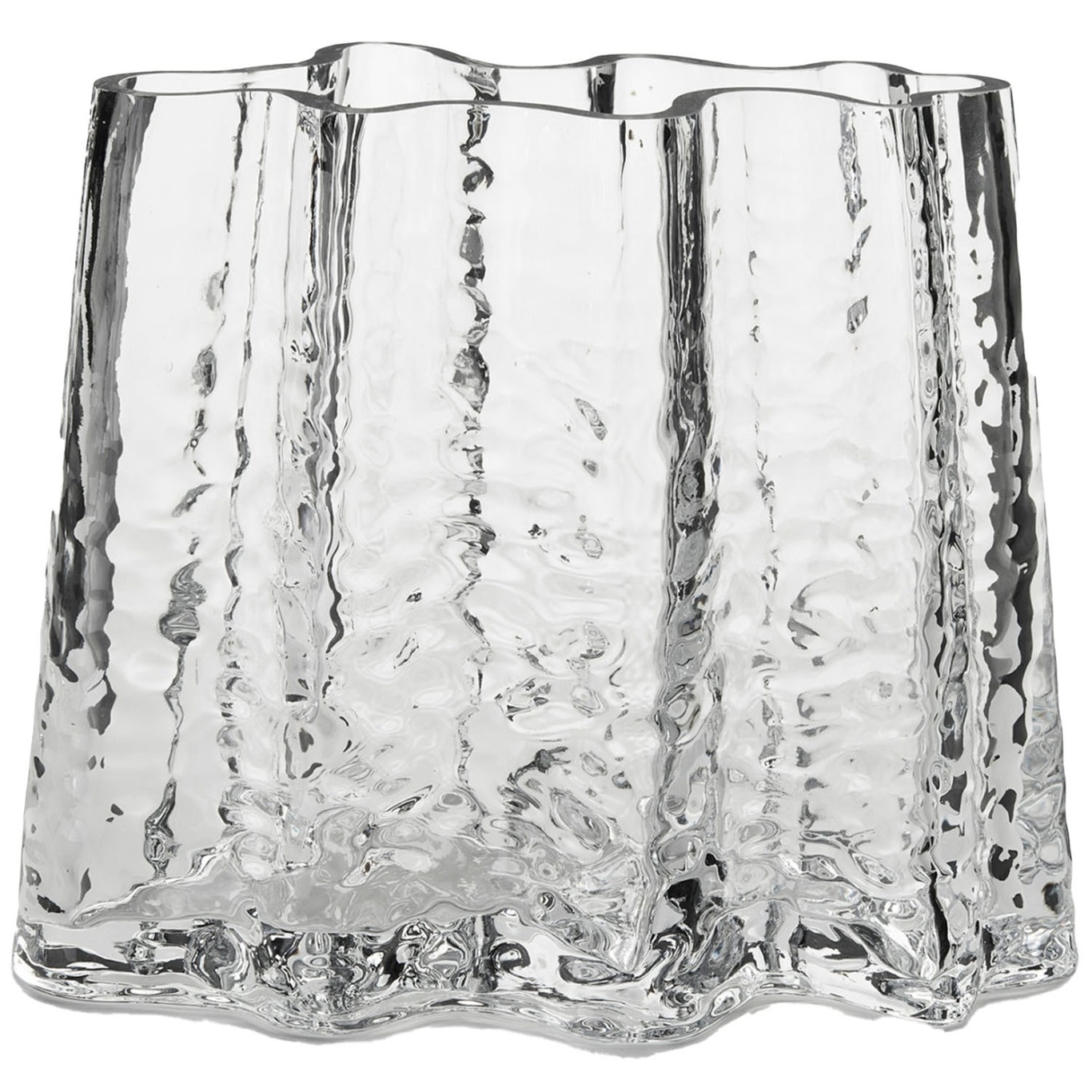 Gry Wide Vase H19 cm, Transparent