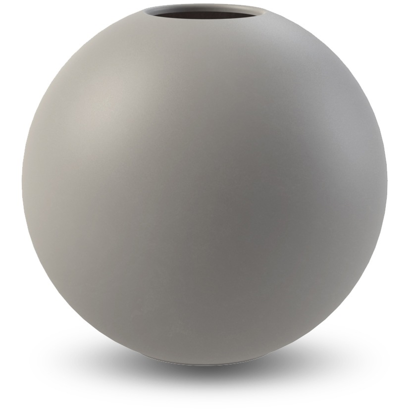 Ball Vase 8 cm, Grau