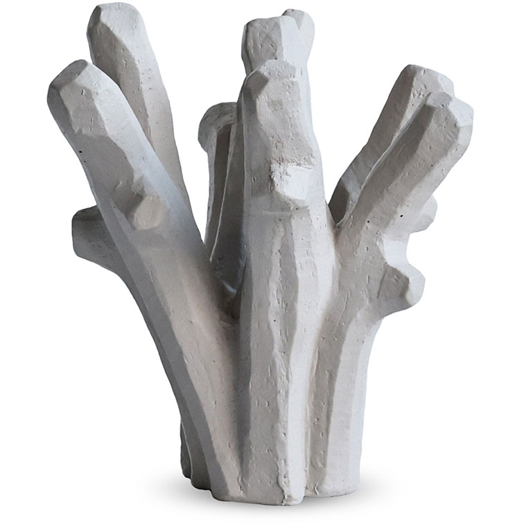 The Coral Tree Skulptur 15,5 cm, Kalksteinfarben