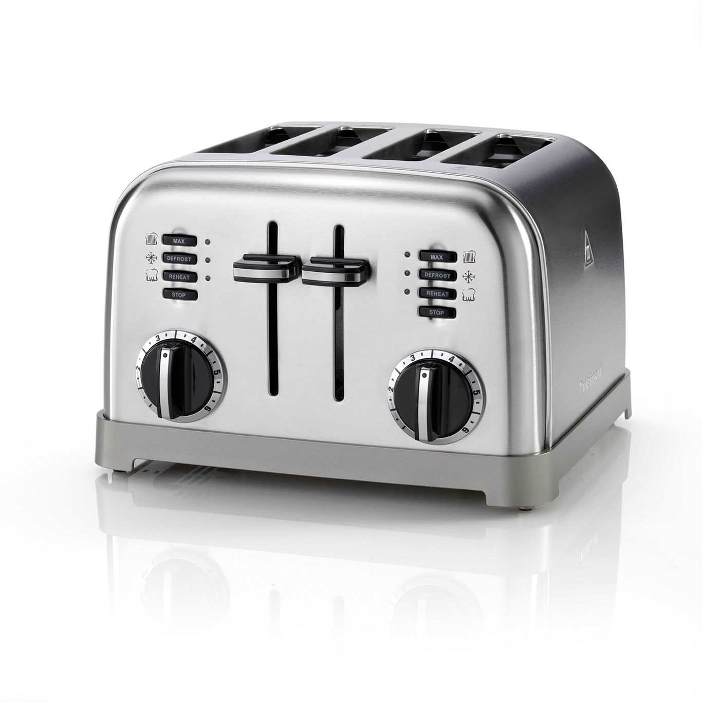 Core Collection Toaster 4 Slices, Steel Grey