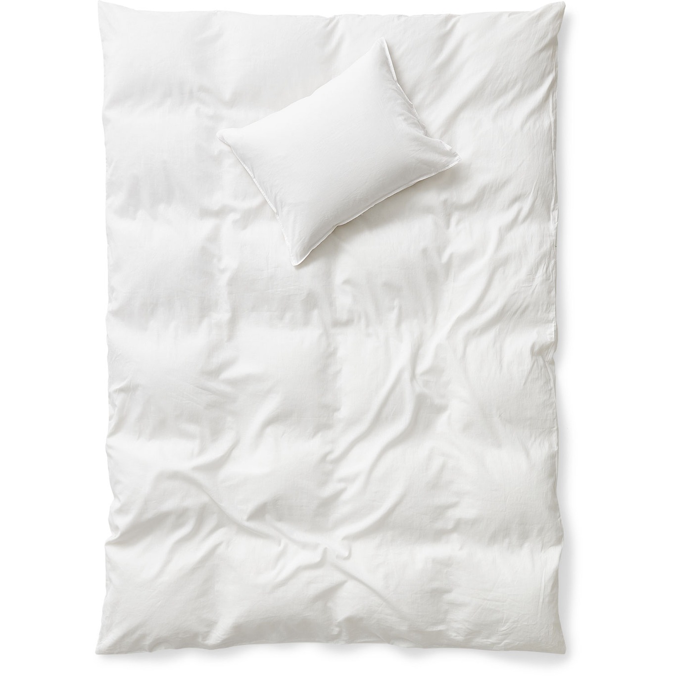 Calm Bettbezug-Set Leinen 135x200 cm, Weiß