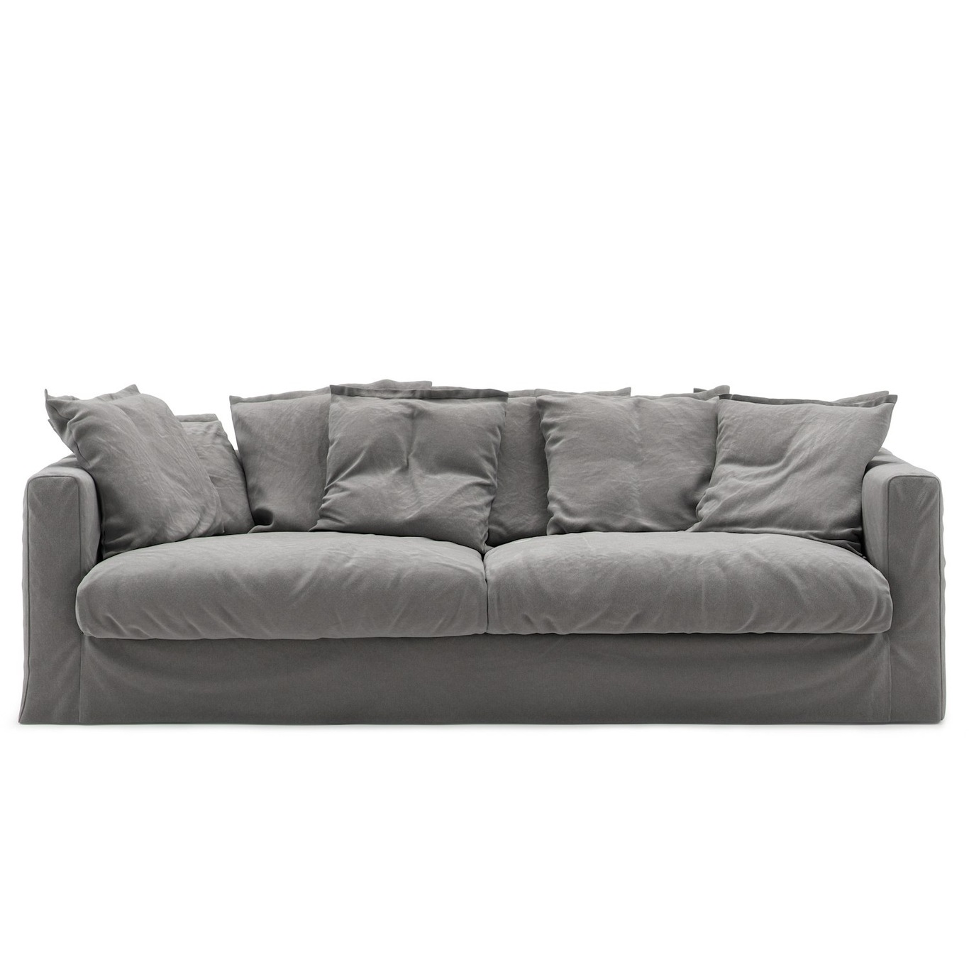 Le Grand Air 3-Sitzer-Sofa Baumwolle, Grau