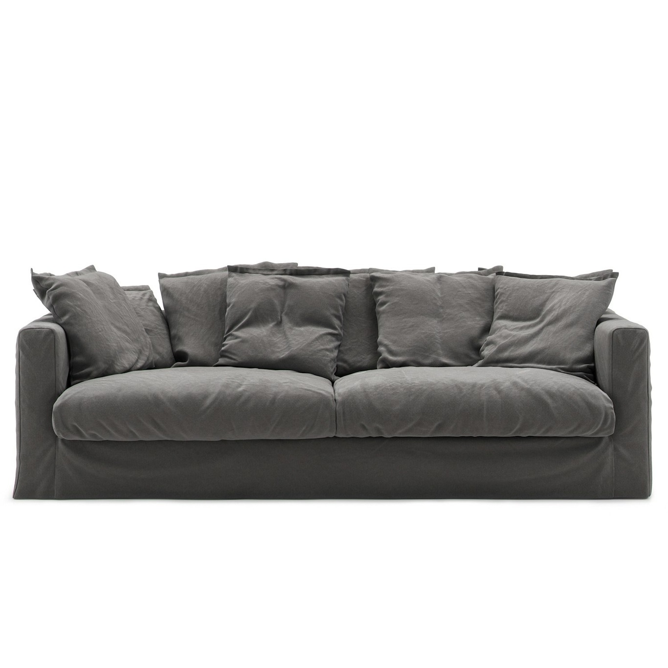 Le Grand Air 3-Sitzer-Sofa Baumwolle, Limited Grey
