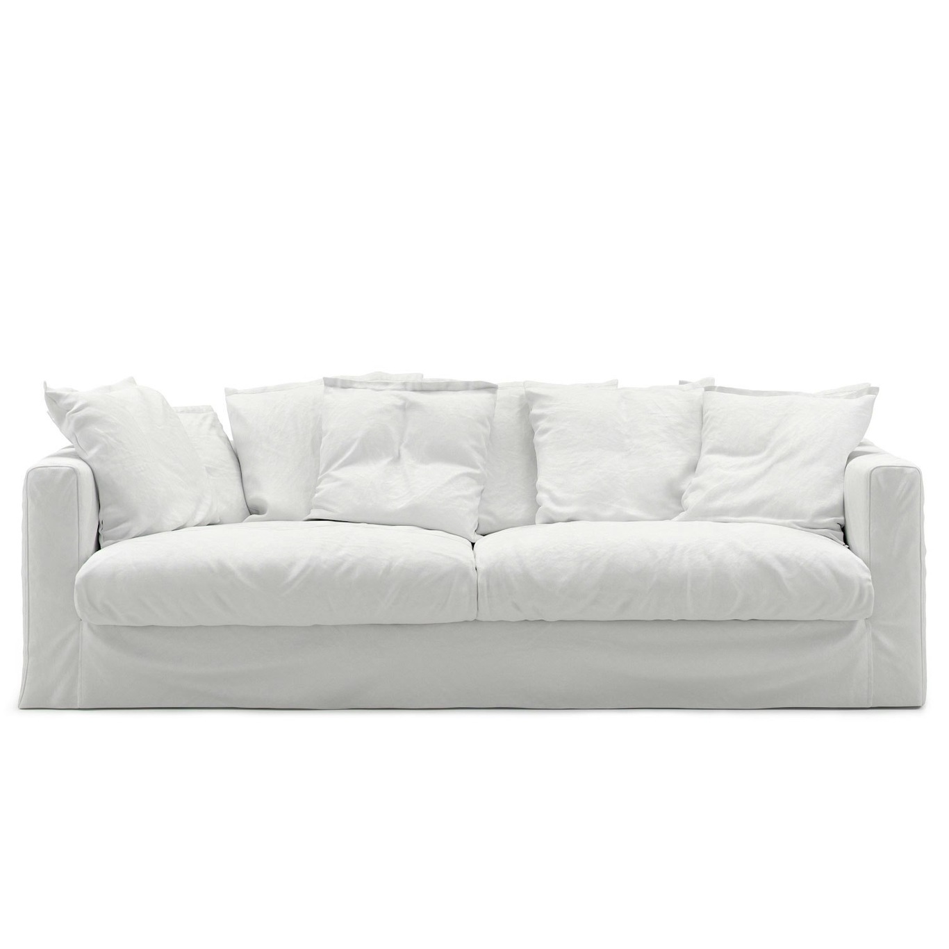 Le Grand Air Bezug 3-Sitzer Baumwolle, Weiß