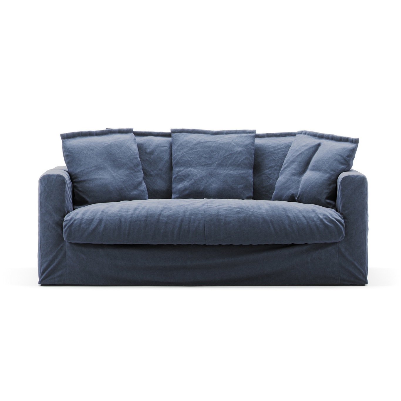 Le Grand Air Sofa 2-Sitzer Baumwolle, Dunkelblau