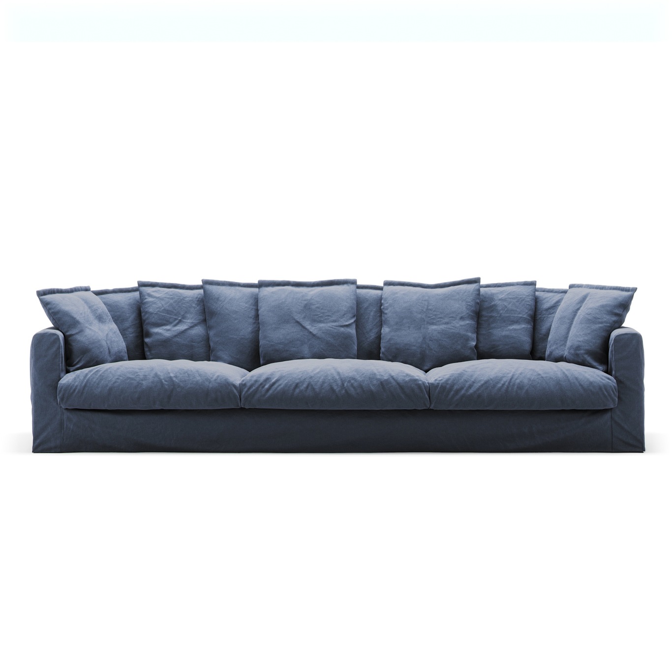 Le Grand Air Sofa 5-Sitzer Baumwolle, Dunkelblau