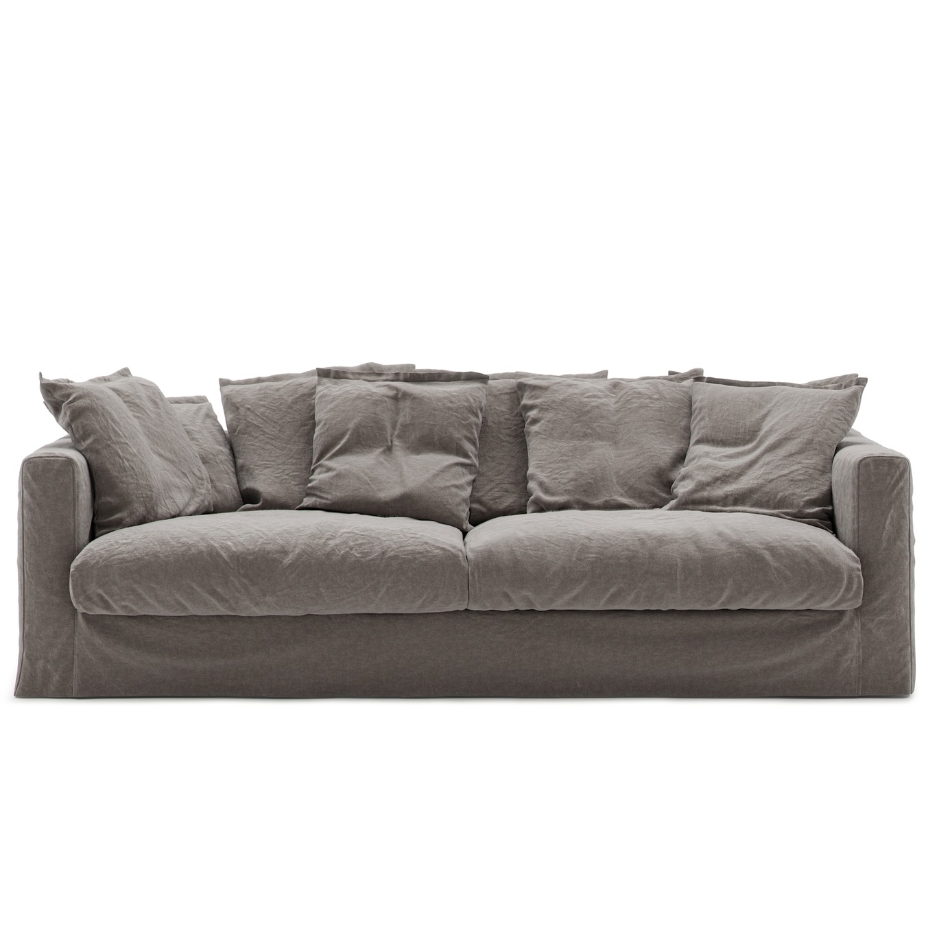 Le Grand Air 3-Sitzer-Sofa Leinen, Smokey Granite
