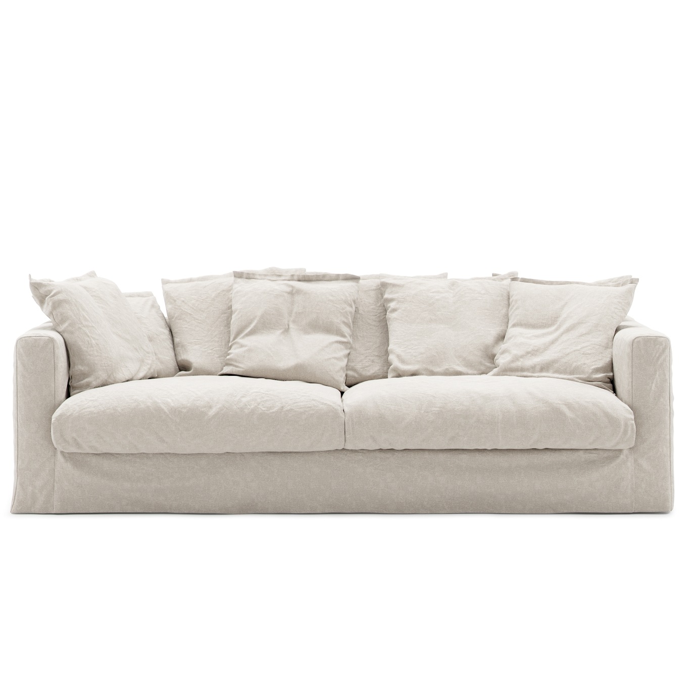 Le Grand Air 3-Sitzer-Sofa Leinen, Creamy White