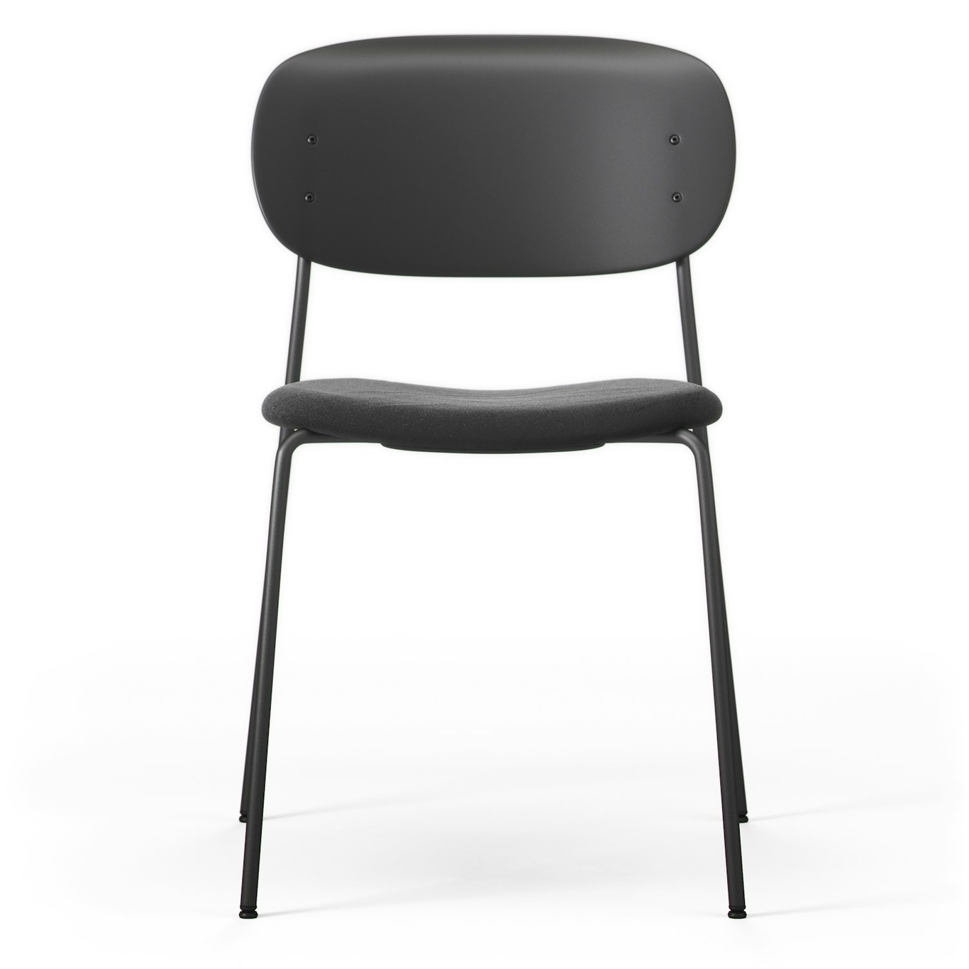 Note Stuhl, Schwarz / Schwarz Samt