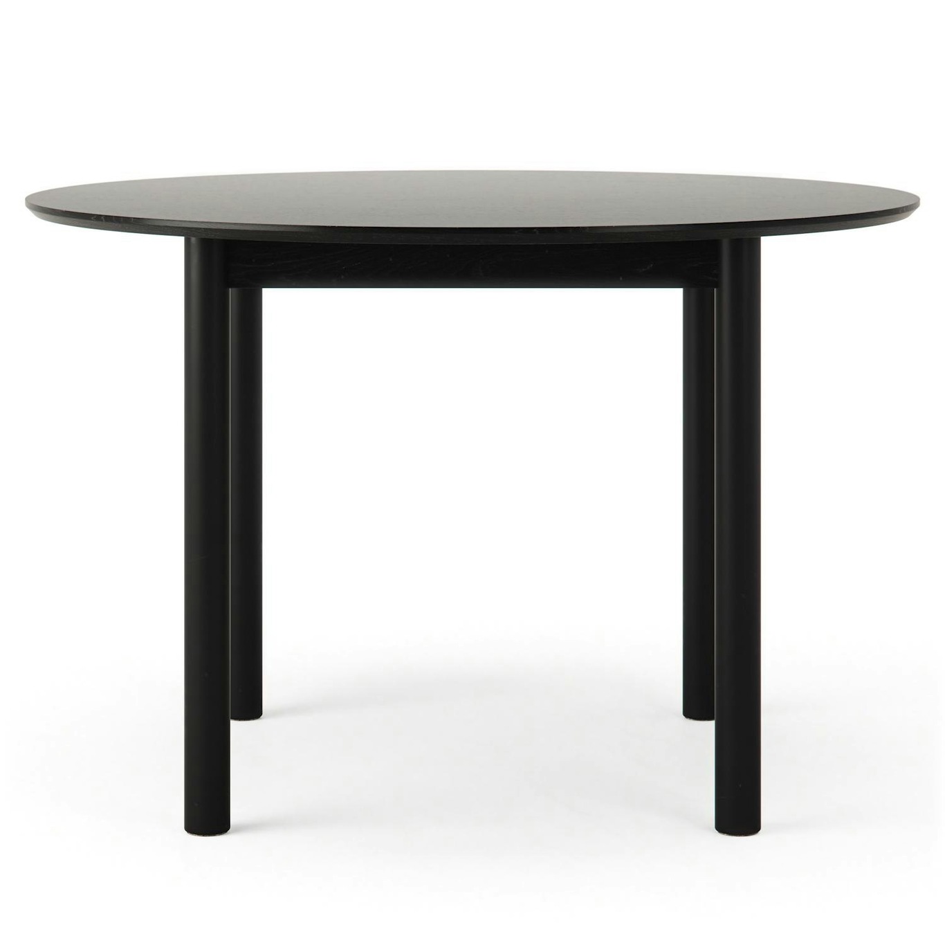 Wood Tisch 110 cm, Schwarz