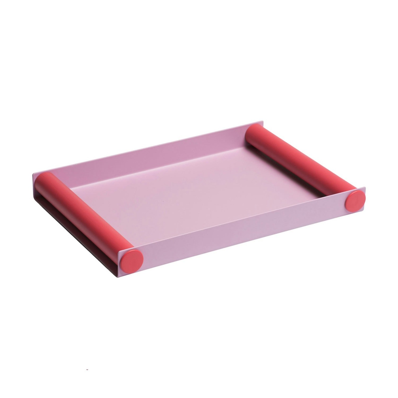 Ray Tablett 20,5x30 cm, Lavendelfarbig / Rot