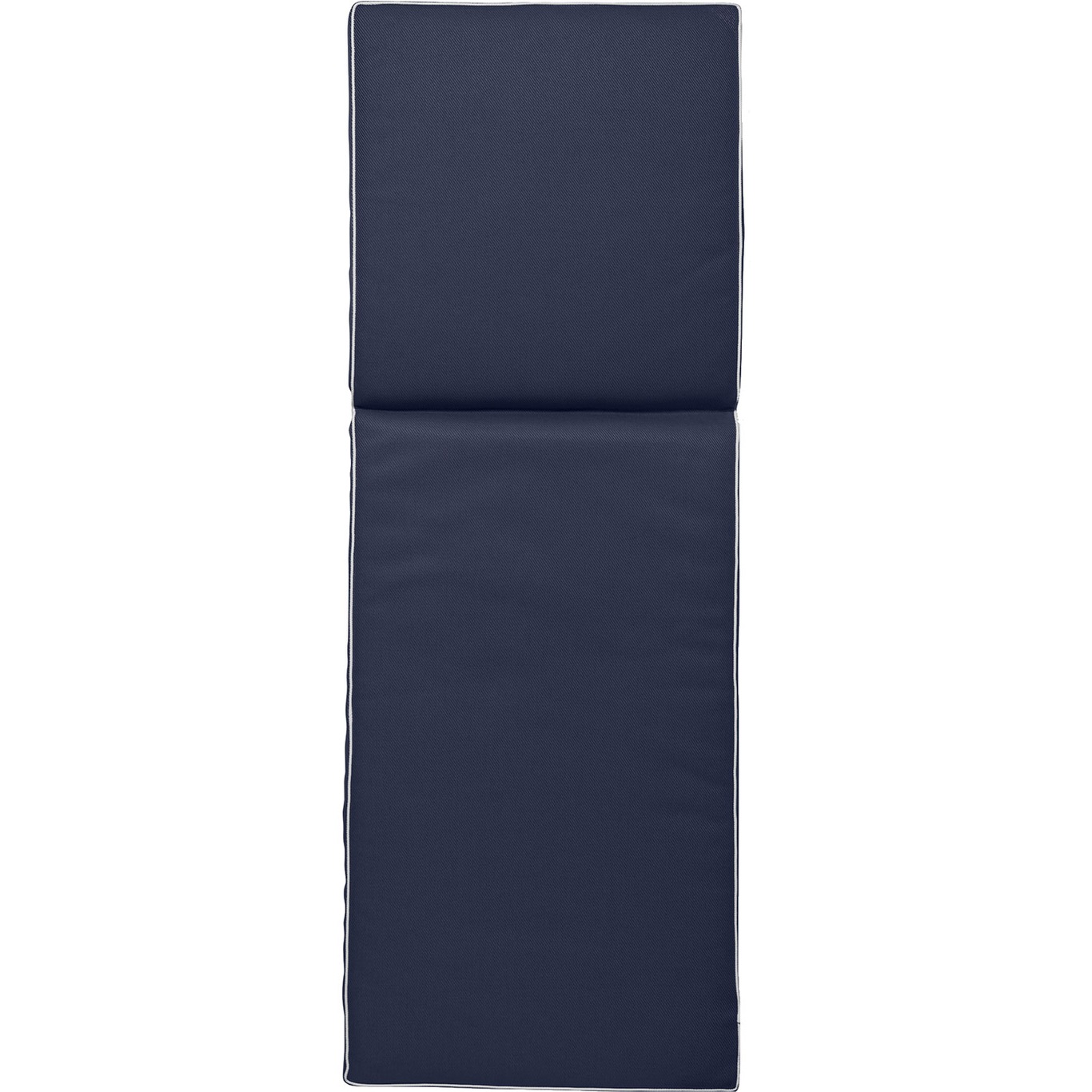 Plain Sonnenbankkissen 60x186 cm, Marineblau