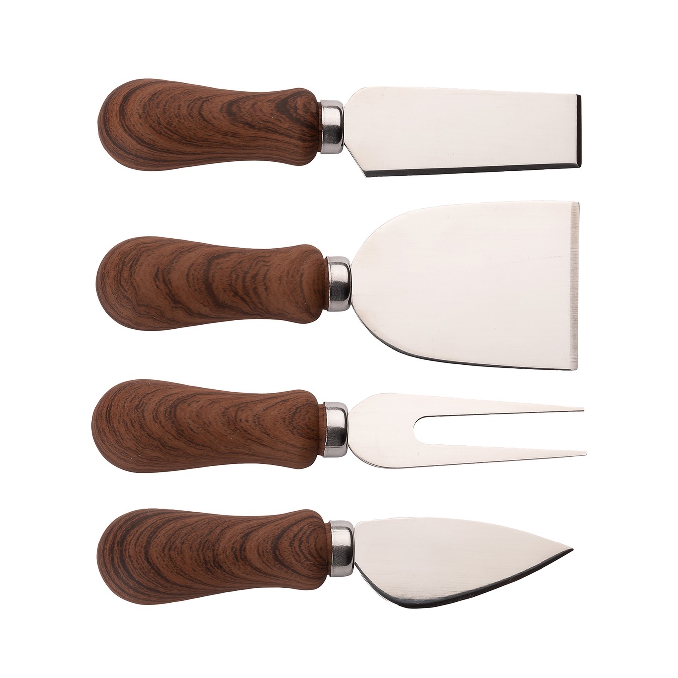 Odina Cheese Knife Set, Brown