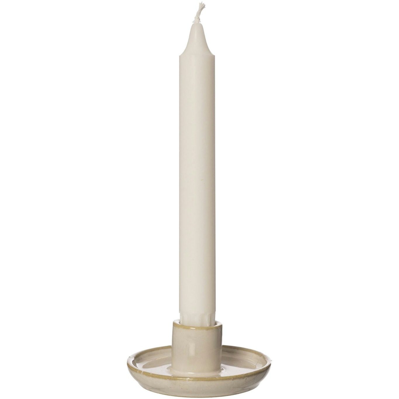 Kerzenhalter 3,5 cm, Naturweiß