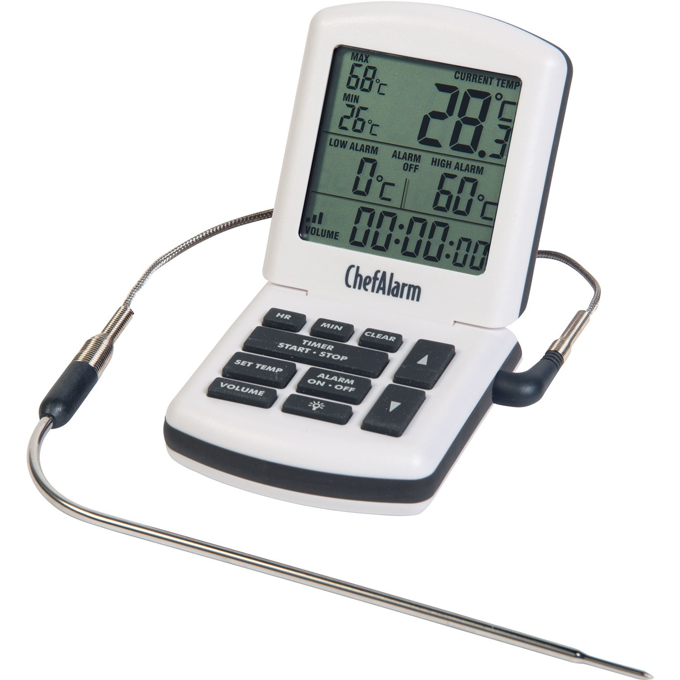 ChefAlarm Thermometer Weiß