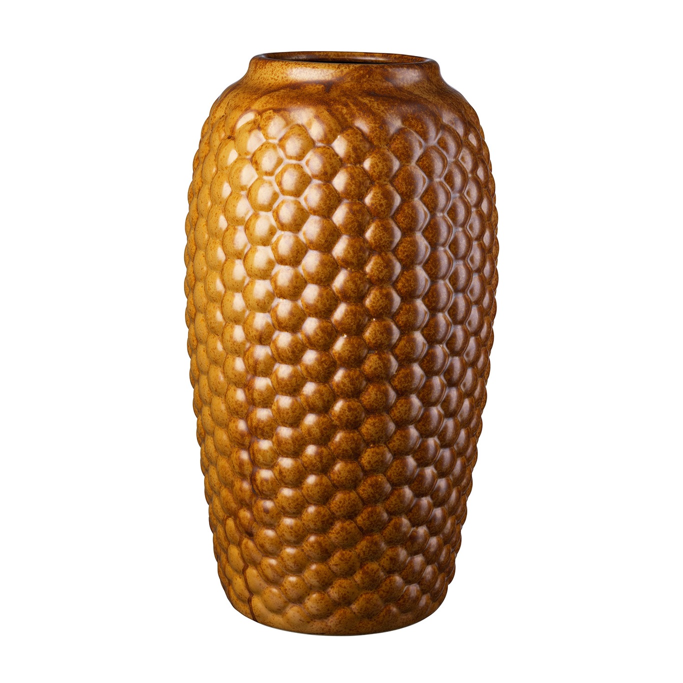 S8 Lupin Vase Schmal S, Golden Brown