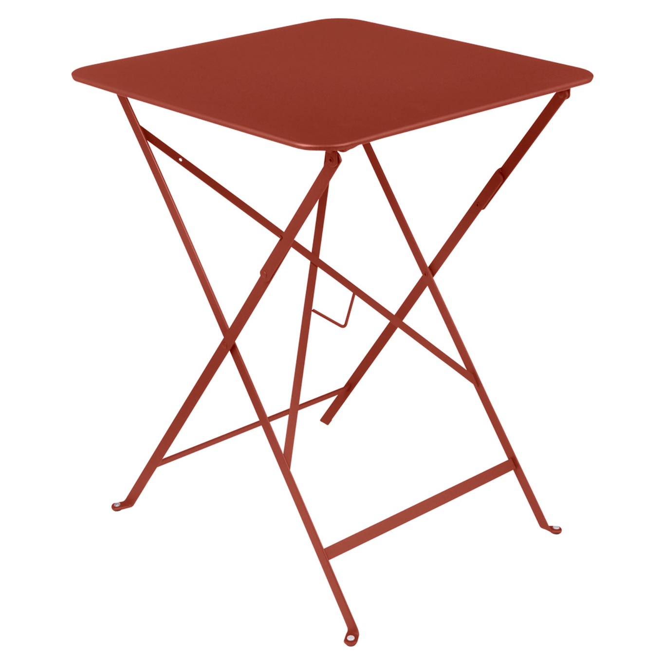 Bistro Tisch 57x57 cm, Red Ochre