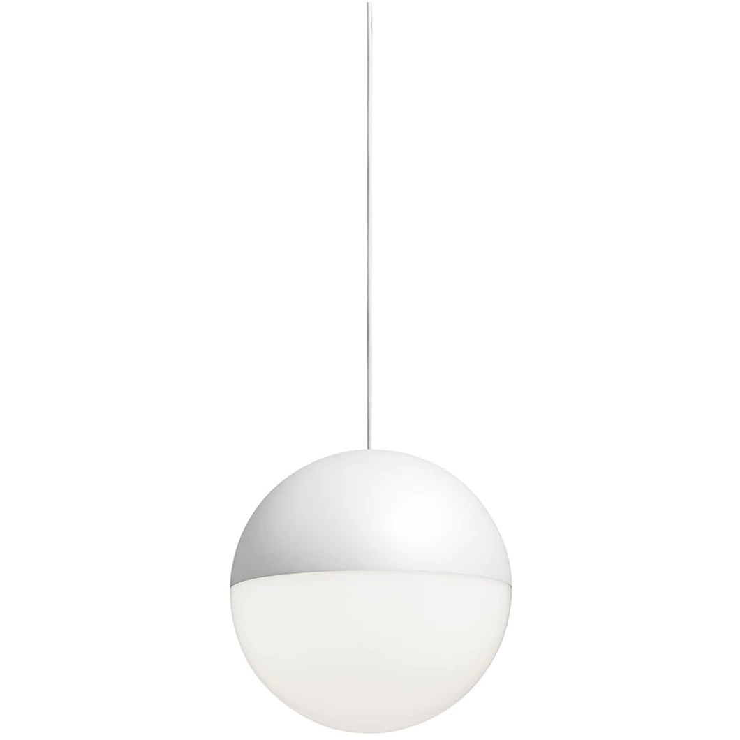 String Light Sphere Hängelampe 12M Dimmbar mit Casambi, Weiß