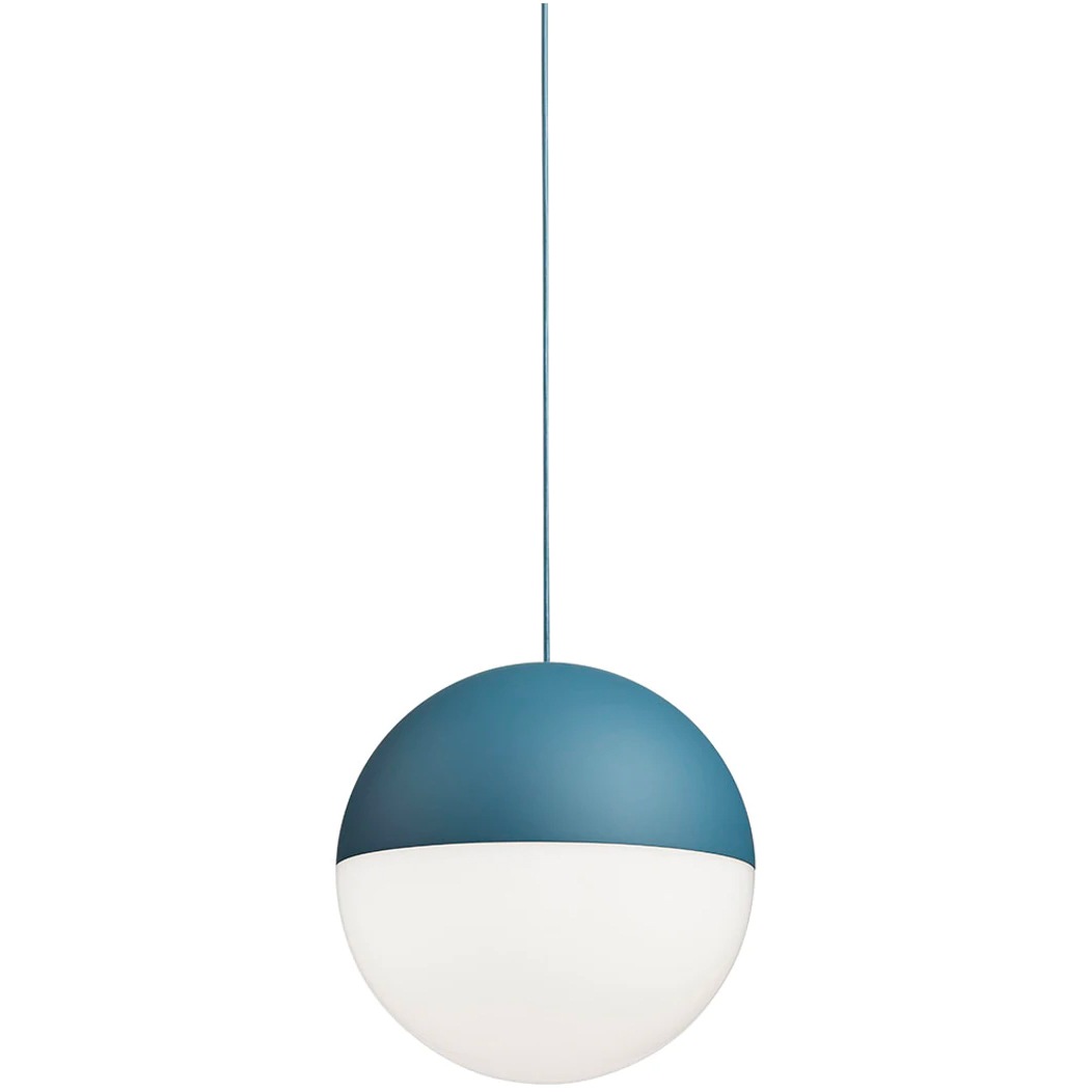 String Light Sphere Hängelampe 12M Dimmbar mit Soft Touch, Blau