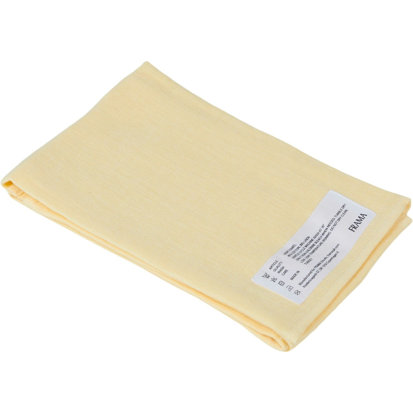Light Towel Handtuch 50x80 cm, Pale Yellow
