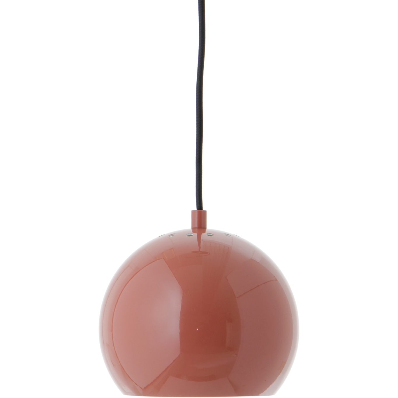 Ball Hängelampe 18 cm, Glossy Rot