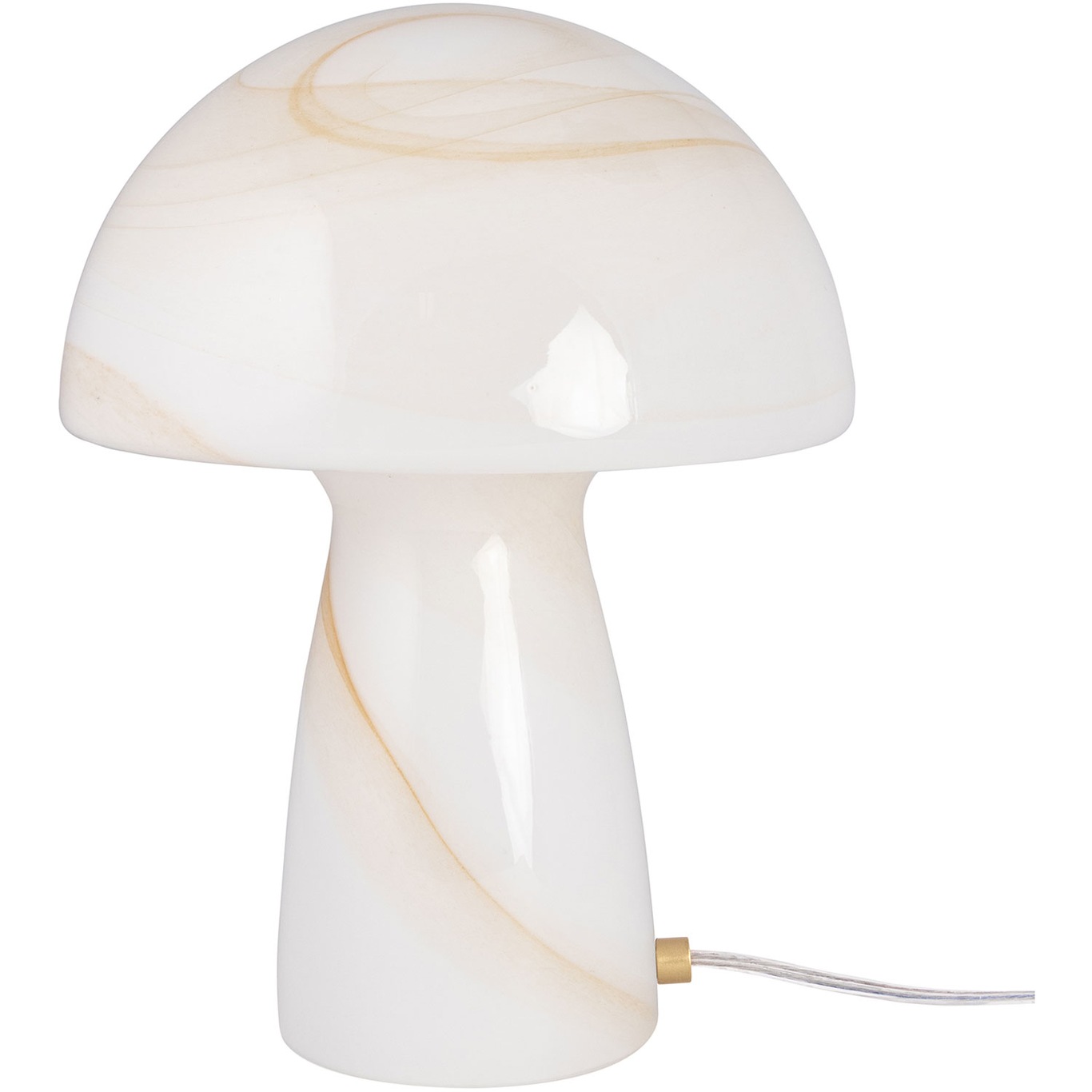 Fungo Swirl Tischlampe 22 cm, Beige