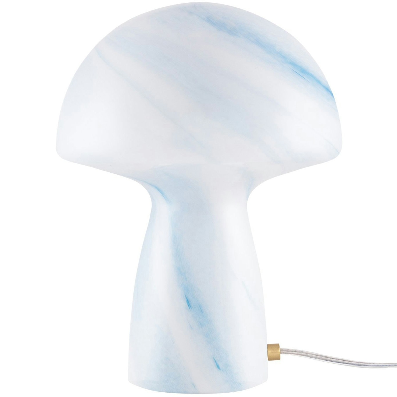 Fungo Swirl Tischlampe 22 cm, Blau