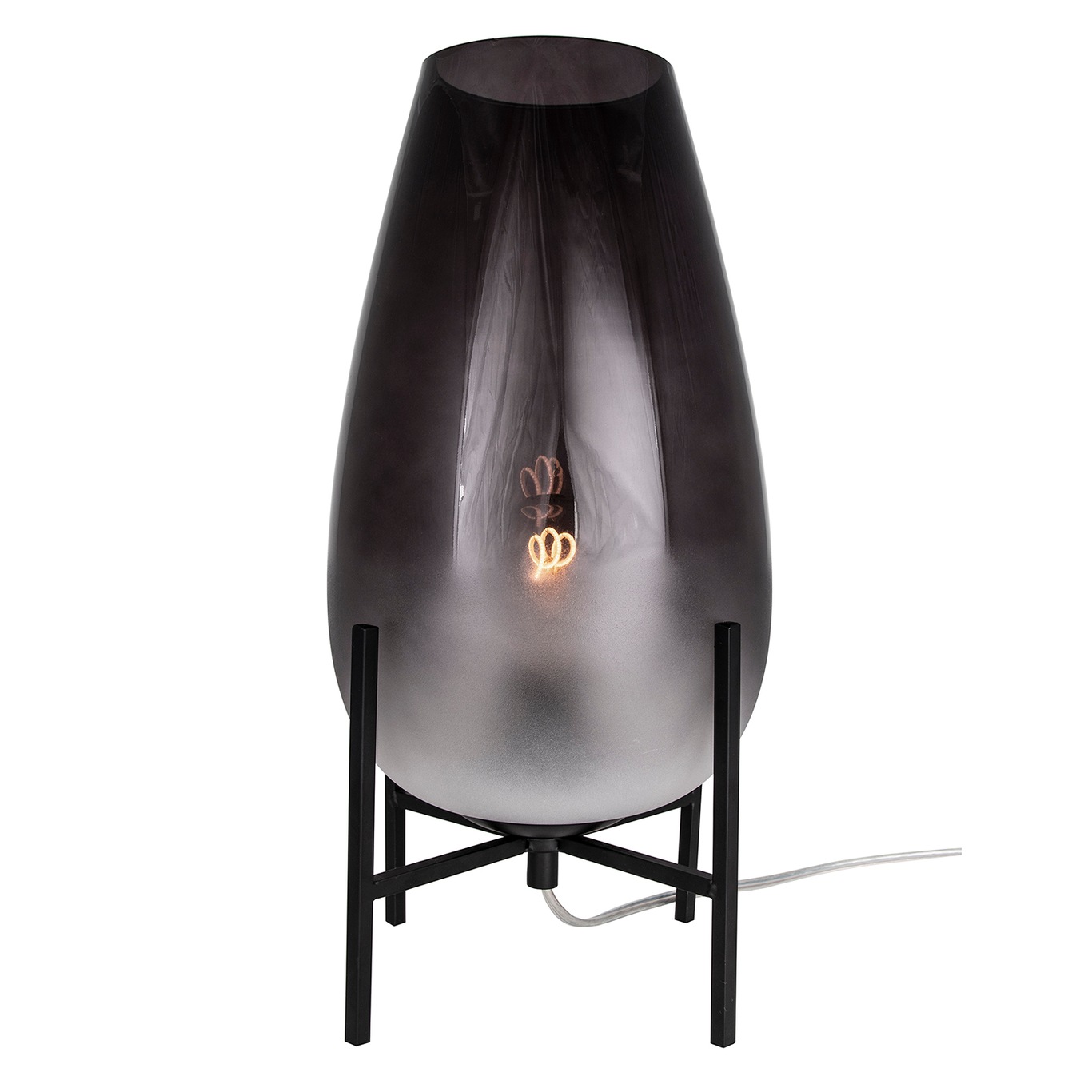 Tulip Table Lamp, Smoke