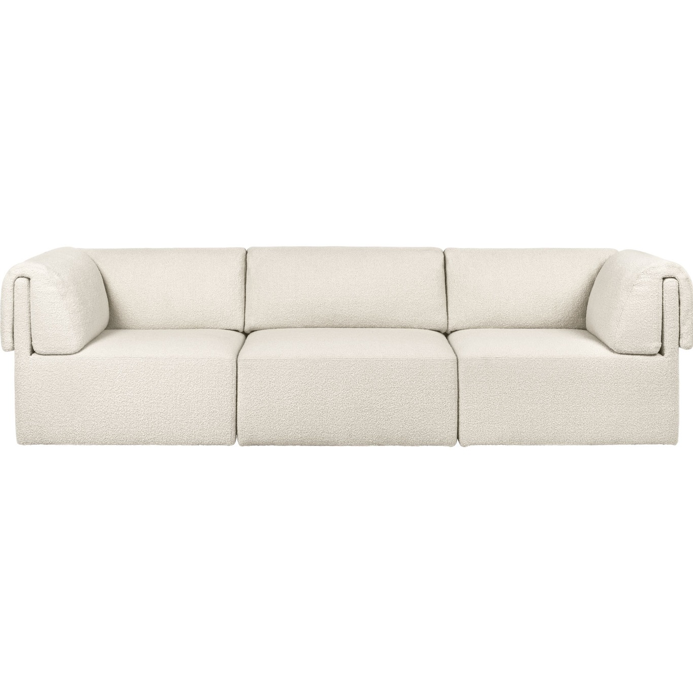 Wonder 3-Sitz-Sofa mit Armlehne PG5, Karakorum 001 FC