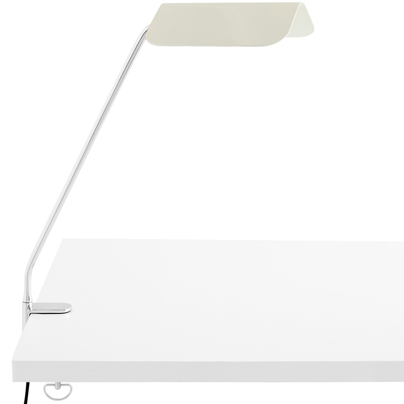 Apex Schreibtischlampe mit Klemme, Oyster White