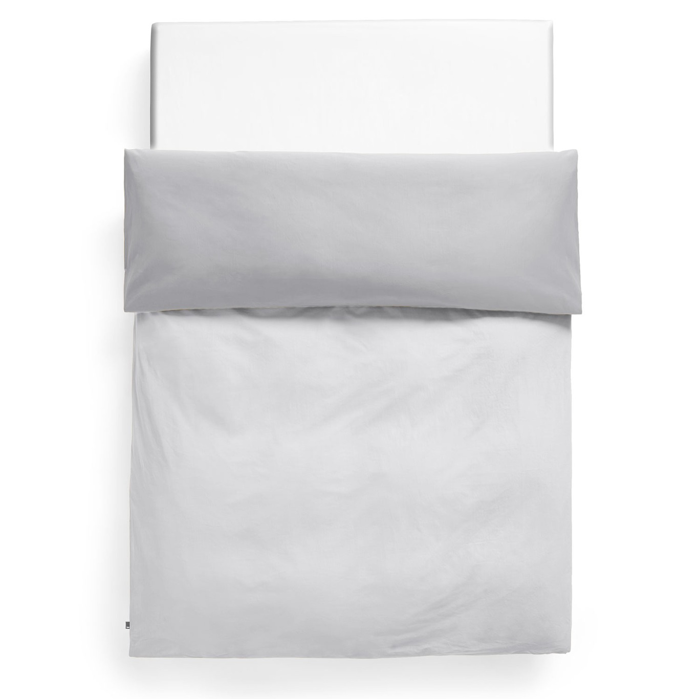 Duo Bettdeckenbezug, 150x210 cm, Grau