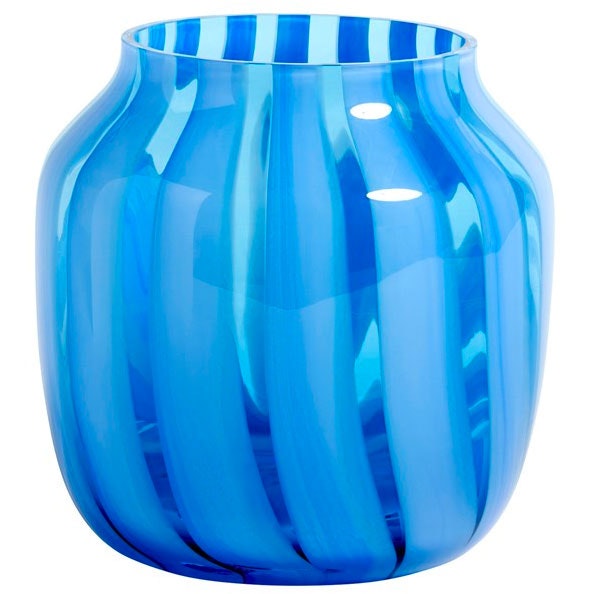 Juice Wide Vase, Hellblau