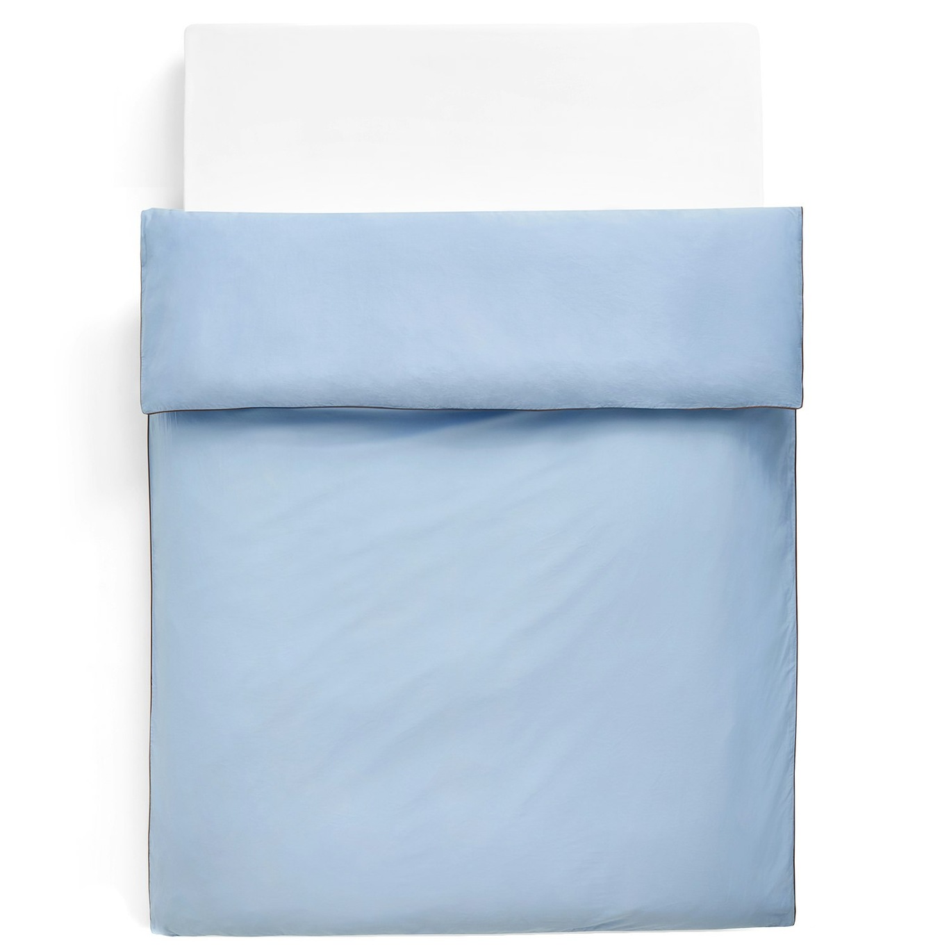 Outline Bettdeckenbezug 220x220 cm, Soft Blue