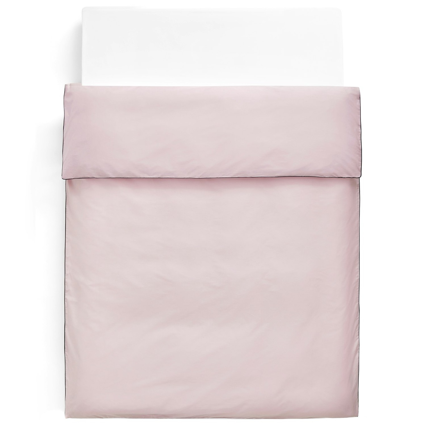 Outline Bettdeckenbezug 220x220 cm, Soft Pink
