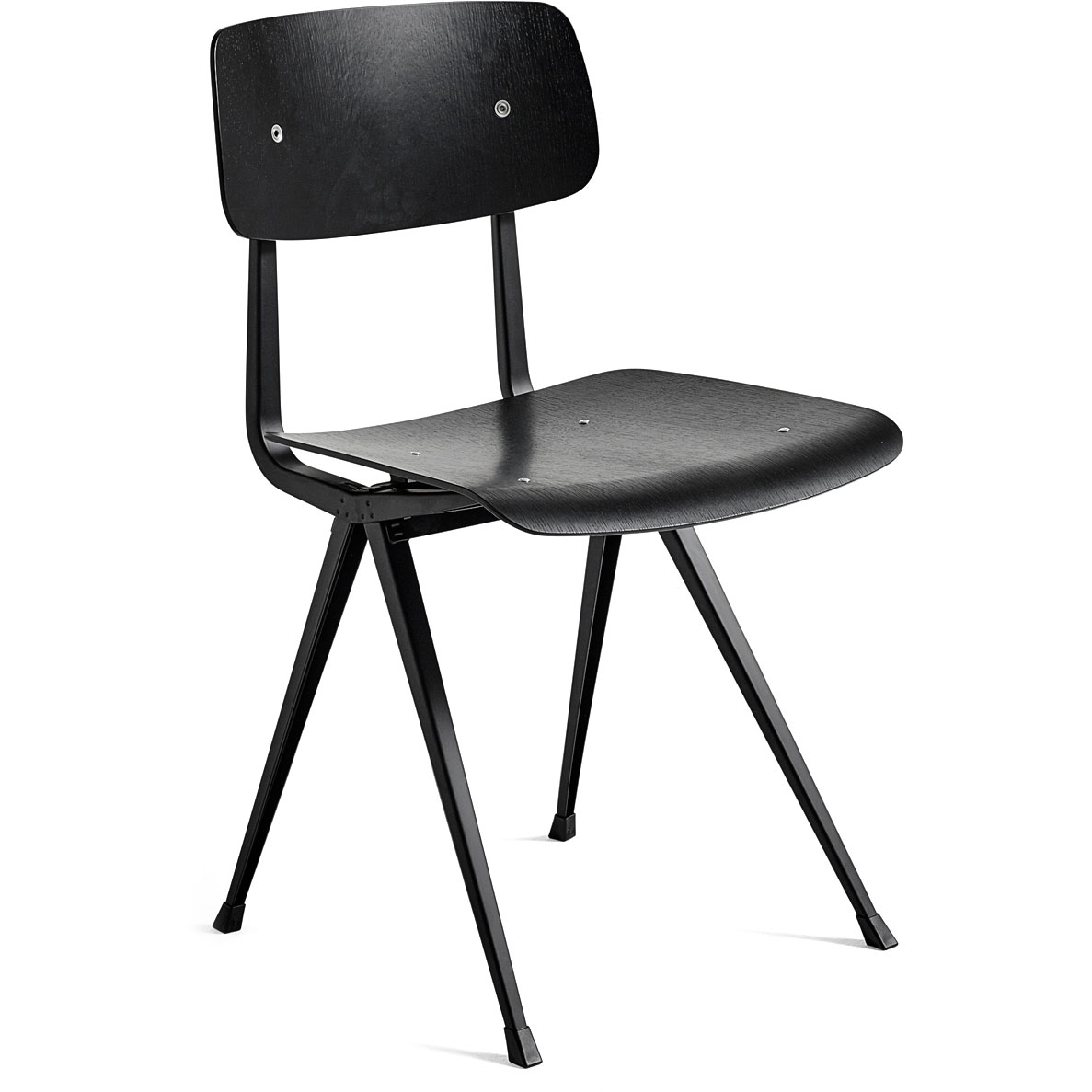 Result Stuhl, Schwarz / Schwarze Eiche, Wasserbasierter Lack