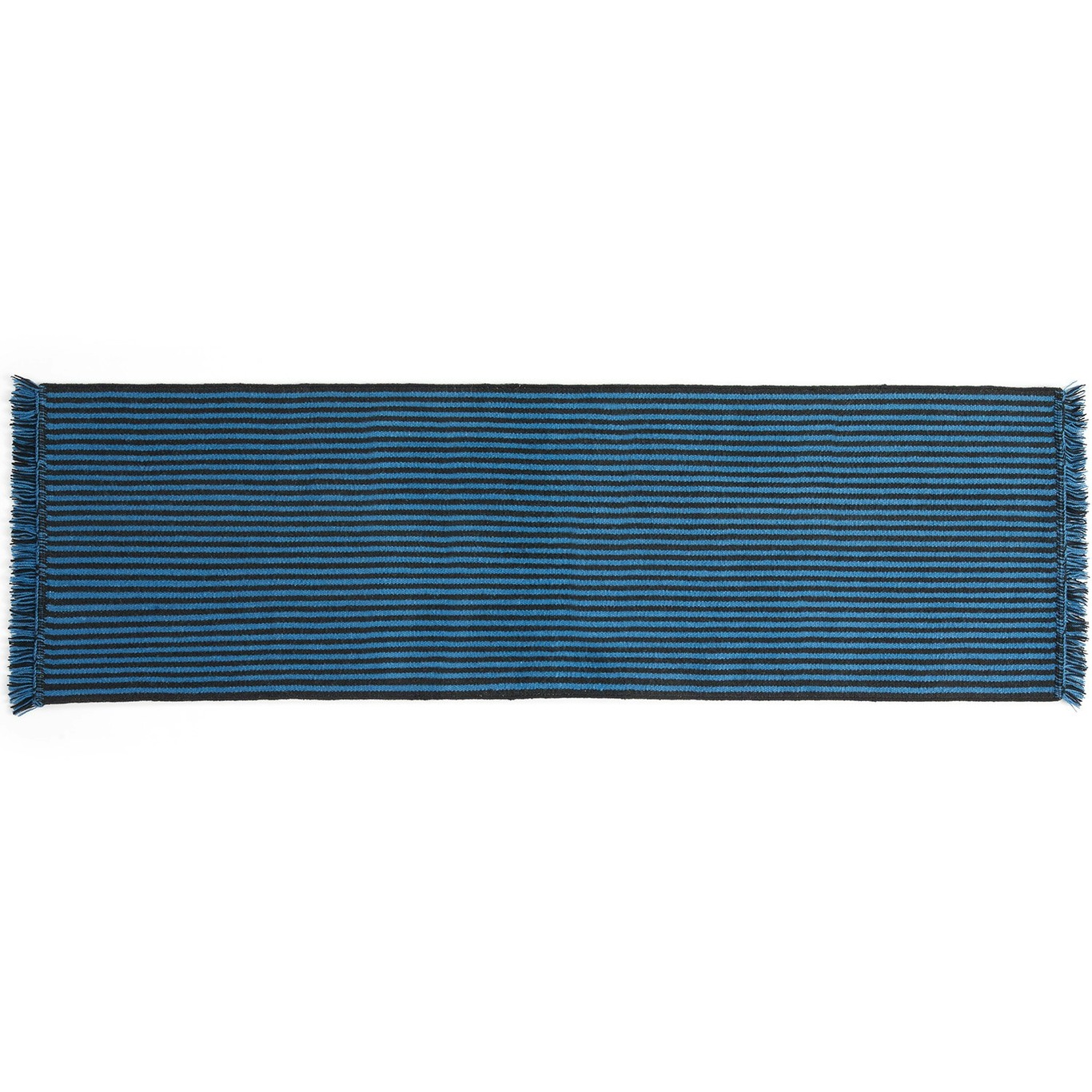 Stripes and Stripes Teppich 60x200 cm, Blau