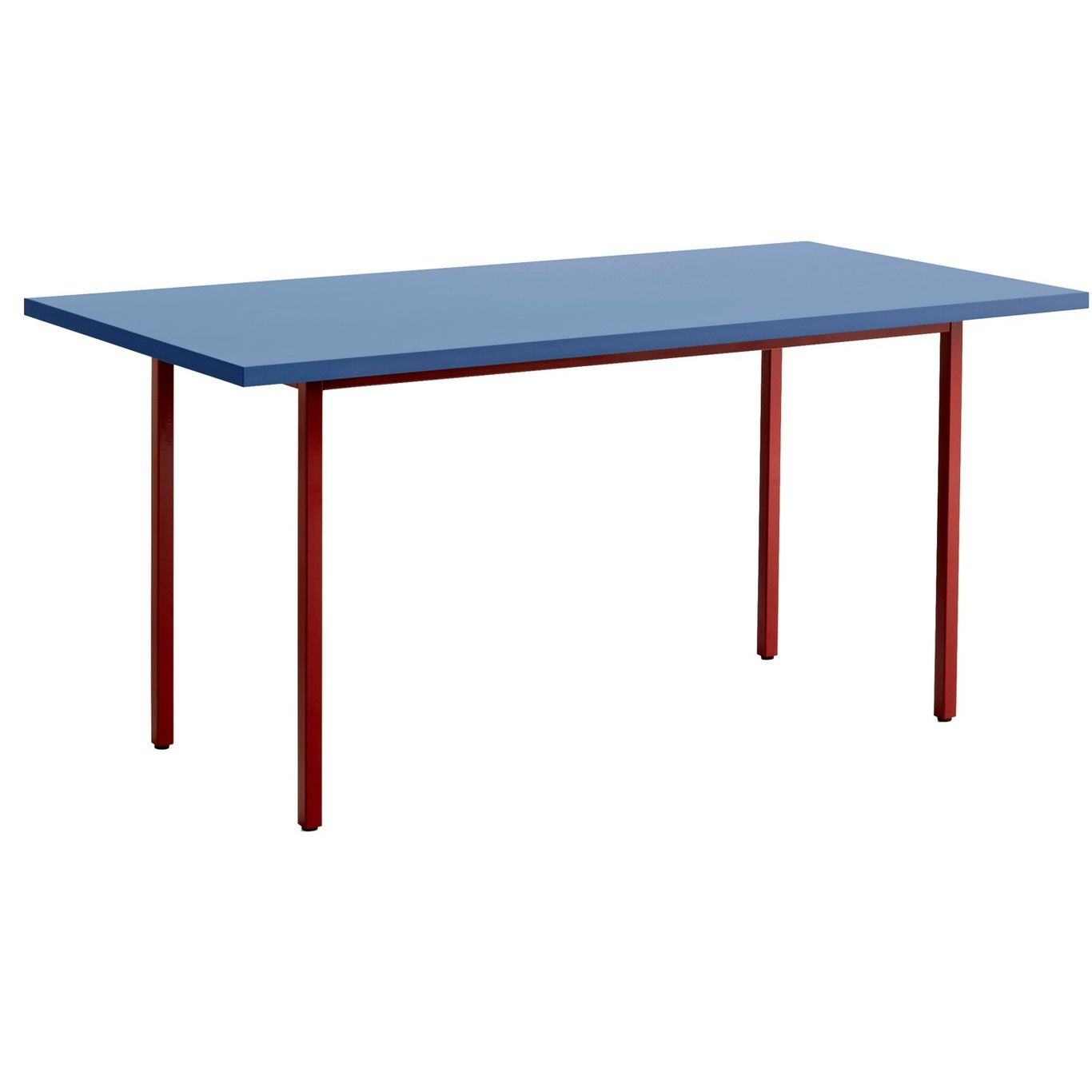 Two-Colour Tisch 160x82 cm, Weinrot / Blau