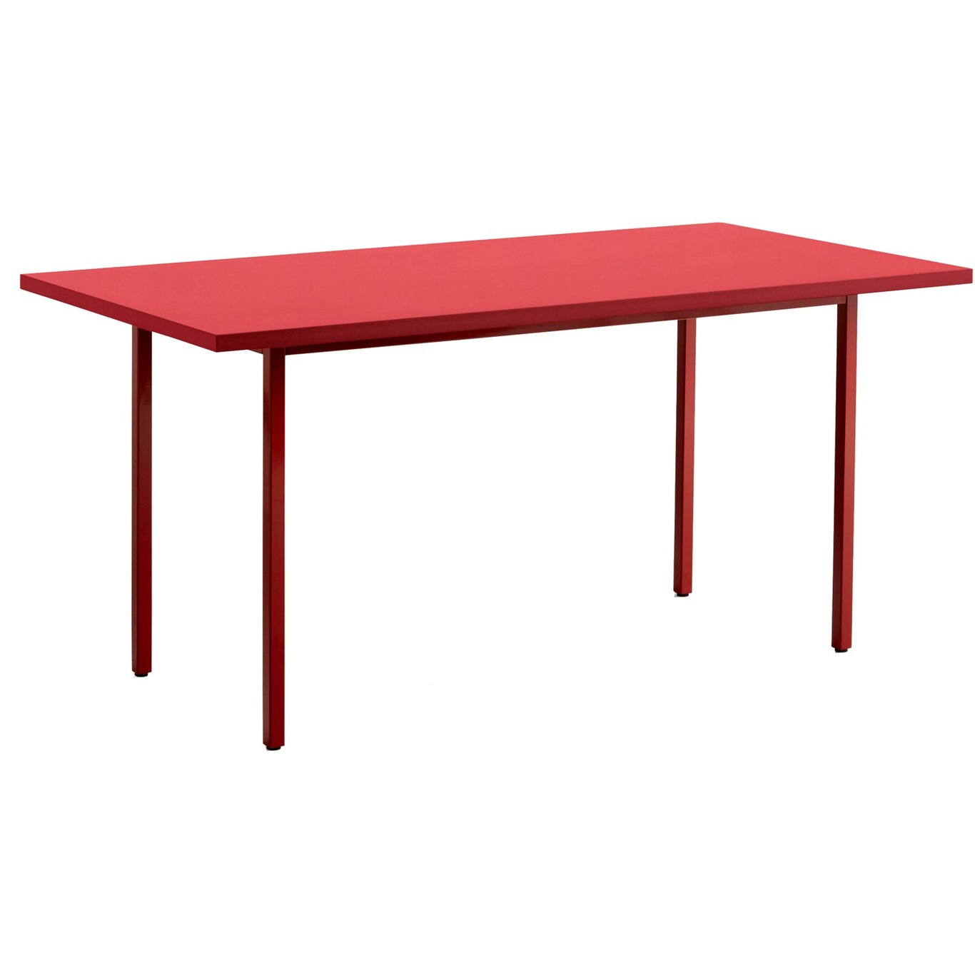 Two-Colour Tisch 160x82 cm, Weinrot / Rot