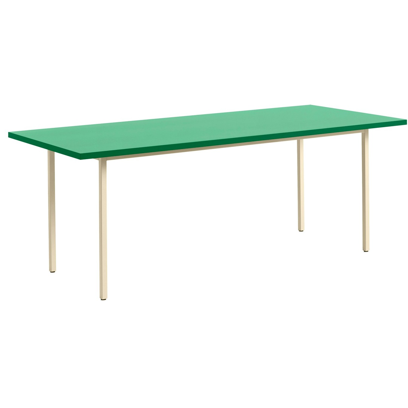 Two-Colour Tisch 200x90 cm, Elfenbein / Green Mint