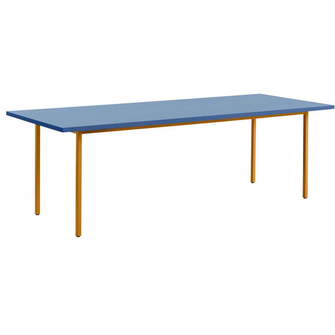 TwoColour Tisch 240x90 cm, Ocker / Blau