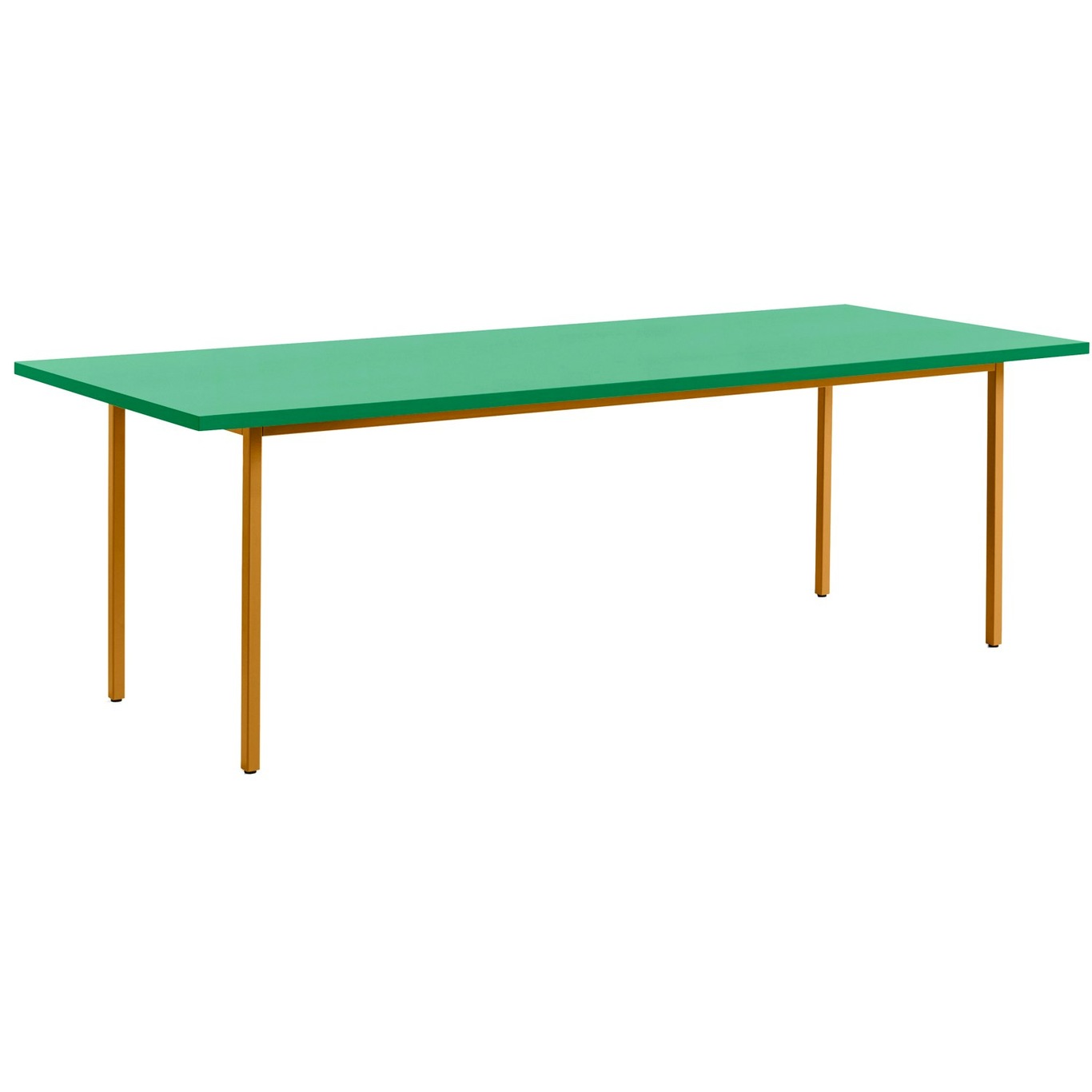TwoColour Tisch 240x90 cm, Ocker / Green Mint